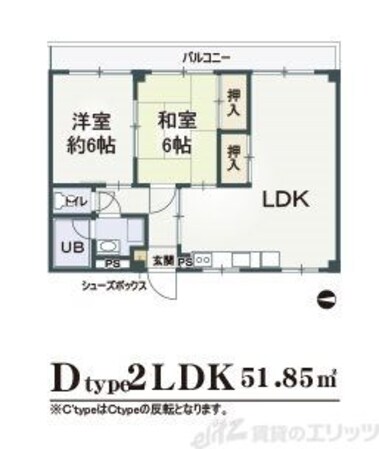 コーポグリーンの物件間取画像